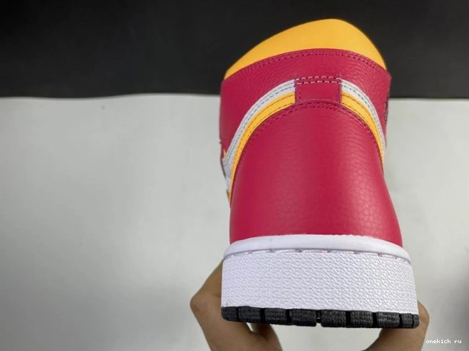 Chep Onekick Air Jordan High Red OGLight Fusion 555088-603 1 0709